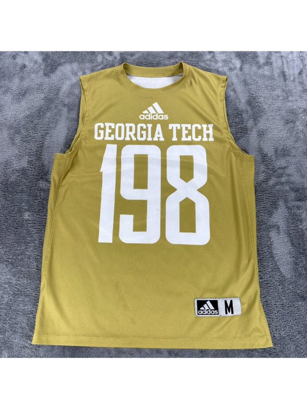 Adidas Football Camp Jersey Team Issued Men M #198 Uniform Jersey Game Worn